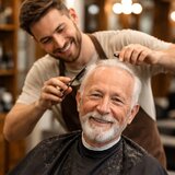 Tuns la domiciliul tau, frizer mobil hairstyle, haircut grooming